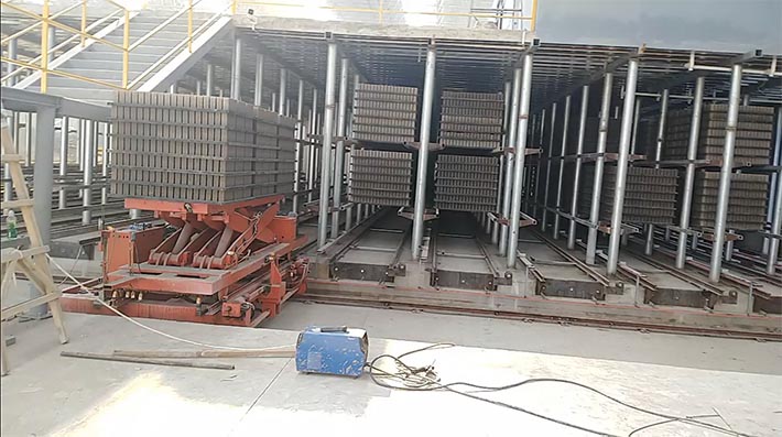 免燒磚軌道窯、免燒磚養(yǎng)護(hù)窯