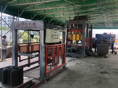 路沿石、護坡磚、擋土磚生產效果